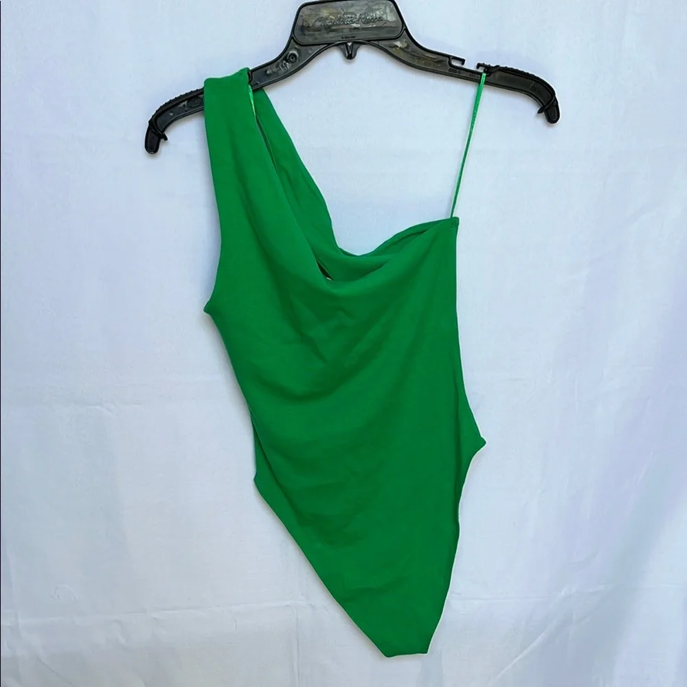 Zara One Shoulder Bodysuit - Picture 2 of 7